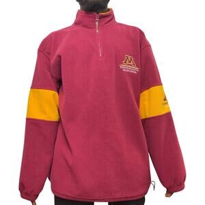 Y2K Minnesota golden gophers quarter zip fleece XLZZZ